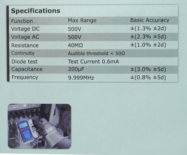 Мультиметр цифровой CEM DT-111 купить по низкой цене | МАКСПРОФИТ