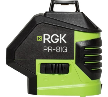 Лазерный построитель плоскостей RGK PR-81G купить по низкой цене | МАКСПРОФИТ