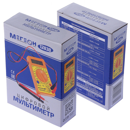 Мультиметр МЕГЕОН 12838 купить по низкой цене | МАКСПРОФИТ